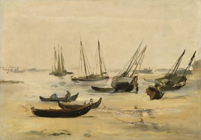 Beach, Low Tide by Édouard Manet